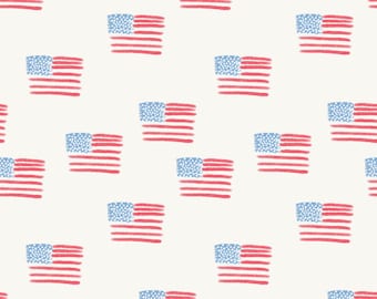 Patriotic Red White Blue Scrub Hat in Various Styles