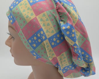 Retro Shape Scrub Hat in Multiple Styles