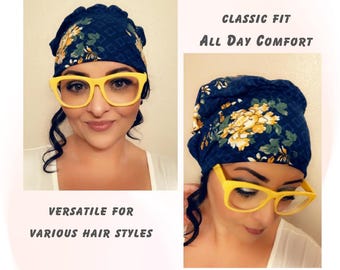 Coffee Lovers Iced latte Scrub Hat: Colorful Healthcare Hat in Multiple styles