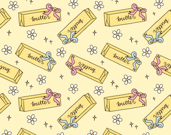 Butter Bows and Daisy Scrub Hat in Multiple Styles