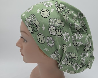 Retro St Patty Scrub Hat - Nurse Hat