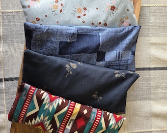 Comfort Care Eye Pillow : Flax Seed Rice Combination Heat Cold Pack