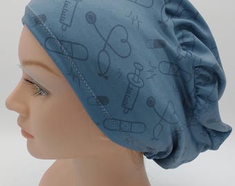 Blue Medical- Band aid - Scrub Hat - Nurse Hat -Blue Medical- Stethoscope