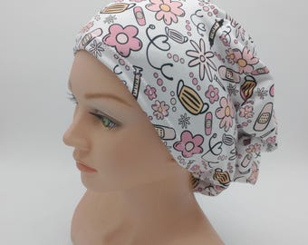 Pink Nurse Euro Scrub Hat Gift for Healthcare Scrub Hat