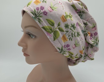 Lavender Purple House Plant Scrub Hat