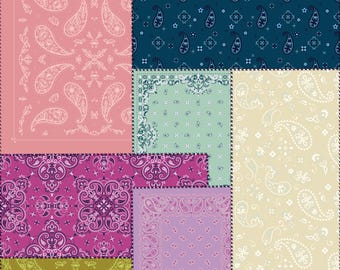 Paisley Pastel Patchework Scrub Hat
