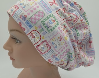 Silly Goose Scrub Hat - Doodle Design