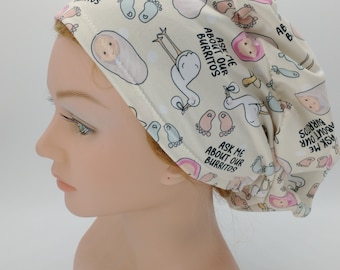 Scrub Hat - Nurse Hat - Labor and Delivery - Maternity - Baby -