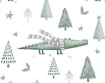 Winter Crocodile Scrub Hat: Several Styles in Buttery Soft Stretchy Fabric