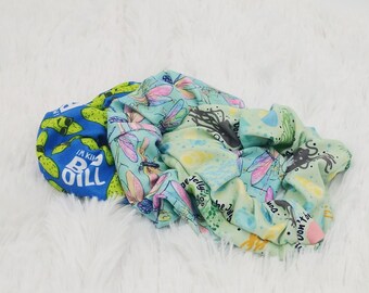 Scrunchie Hair Ties, Adult Humor Hair Accessories Gift for Her Soft Comfy Party Favor Bachelorette