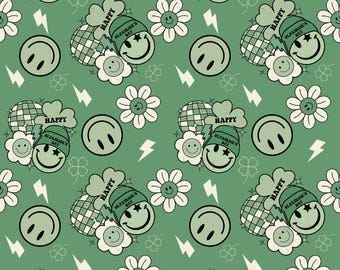 Retro St Patty Scrub Hat - Nurse Hat