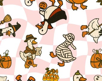 Spooky Goose Scrub Hat