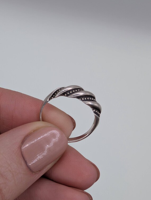 Vintage Soviet Ring - Unique Silver Ring - Women … - image 3