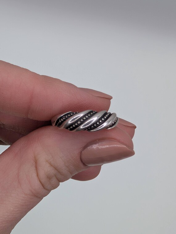 Vintage Soviet Ring - Unique Silver Ring - Women … - image 2