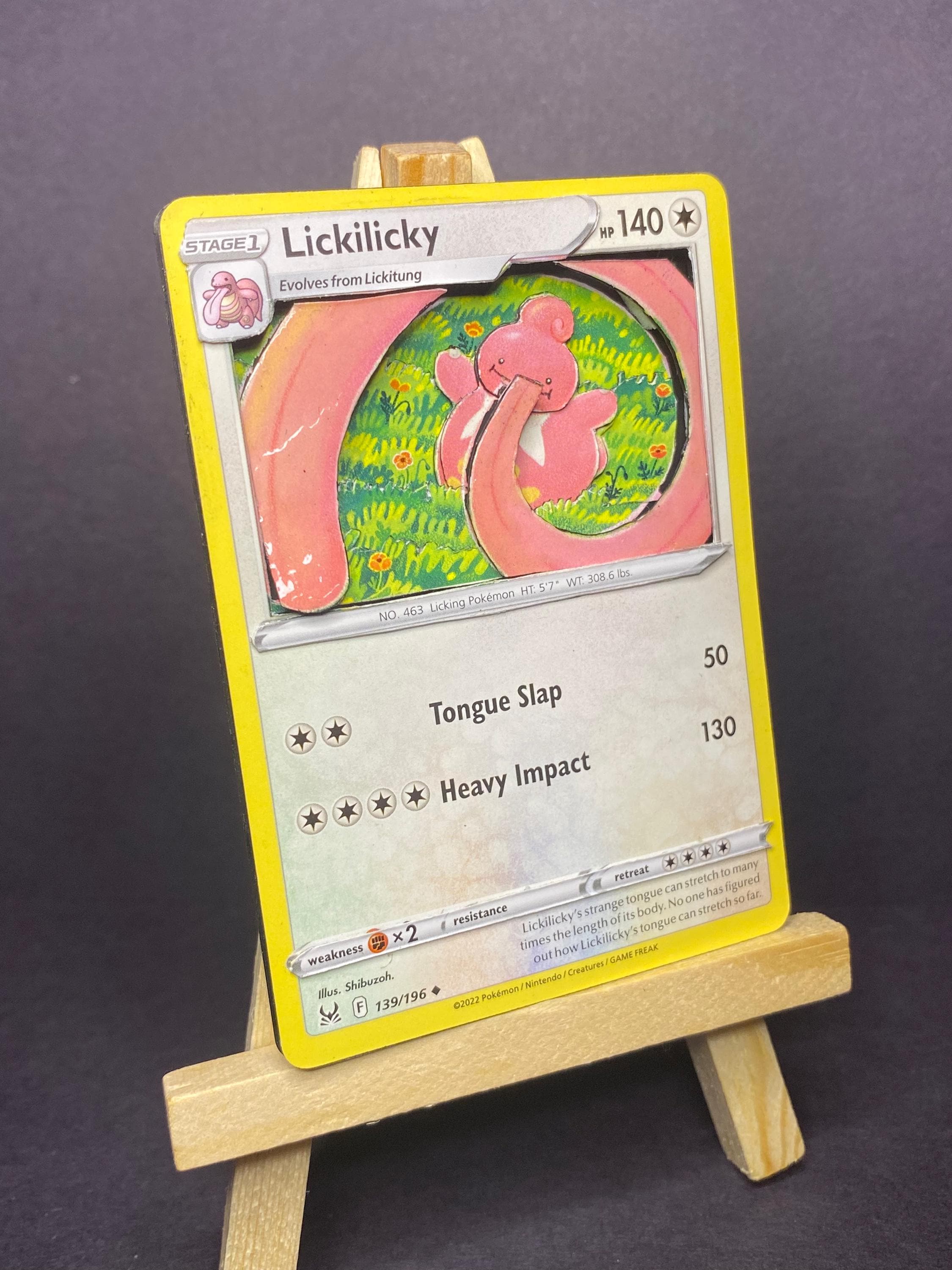 3d pokemon cards etsy Pokemon TCG