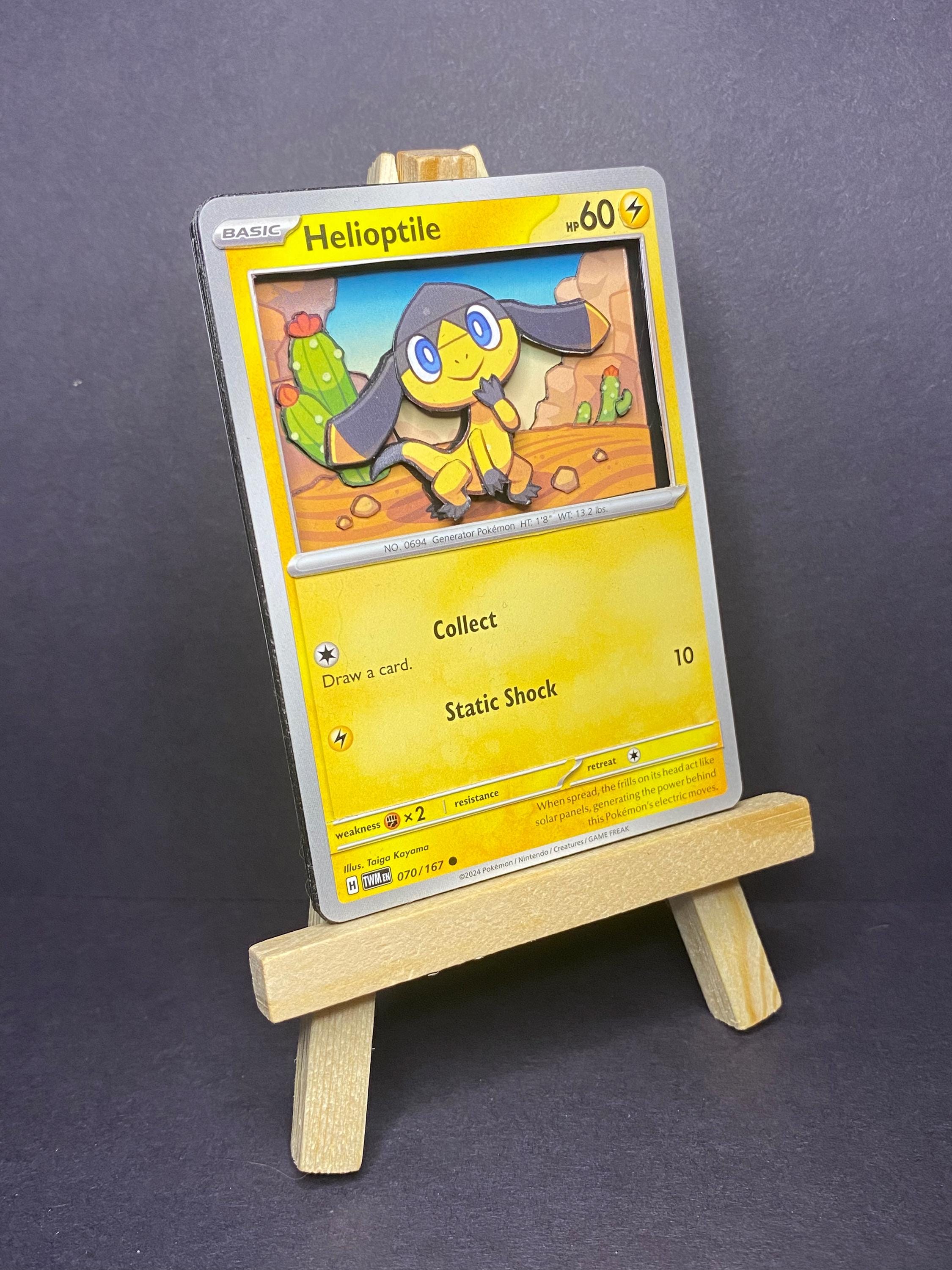 3d pokemon cards etsy 3D Pokémon Cards