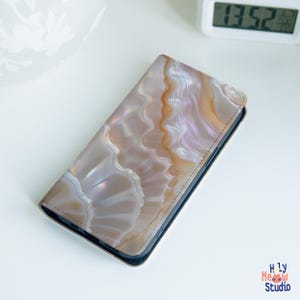 Shellfish wallet case for Google Pixel 10 9 Pro XL Moto G 2026 Power Stylus Pixel 8 7 6 Pro 9a 7a 6a hm11