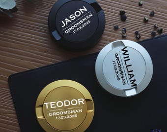 Groomsmen Metal Snus Container, Groomsmen Proposal, Aluminum Nicotine Pouches Can Tin, Personalized for zyns Dip, Bachelor Groomsmen gifts
