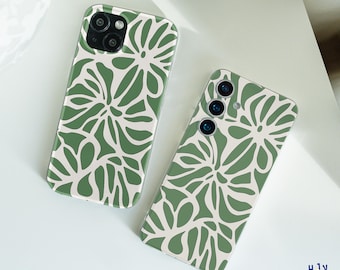 Abstract Floral case for Samsung Galaxy S25 S24 Ultra Samsung A55 A35 A16 5g Samsung S22 S23 S10 Samsung A05 A25 A14 Galaxy S20 S21 fe hm12
