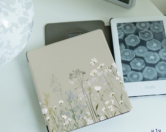 Wildflowers for Kindle Paperwhite 12th gen 7" 6.8" Kobo Libra 2 Oasis 3 2 Kindle Scribe 2022 Kindle 11th gen 2024 Signature case Daisies