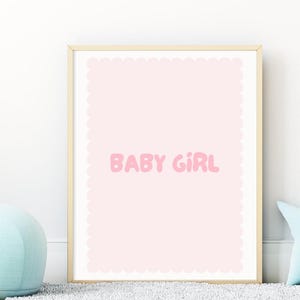 Impresión artística linda, versátil y femenina de una niña para descargar digitalmente, decoración de pared en tamaños A1, A2, A3 y A4: póster imprimible de descarga instantánea