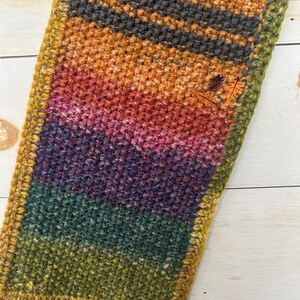Handmade knitted /crochet Freeform one kind scarf