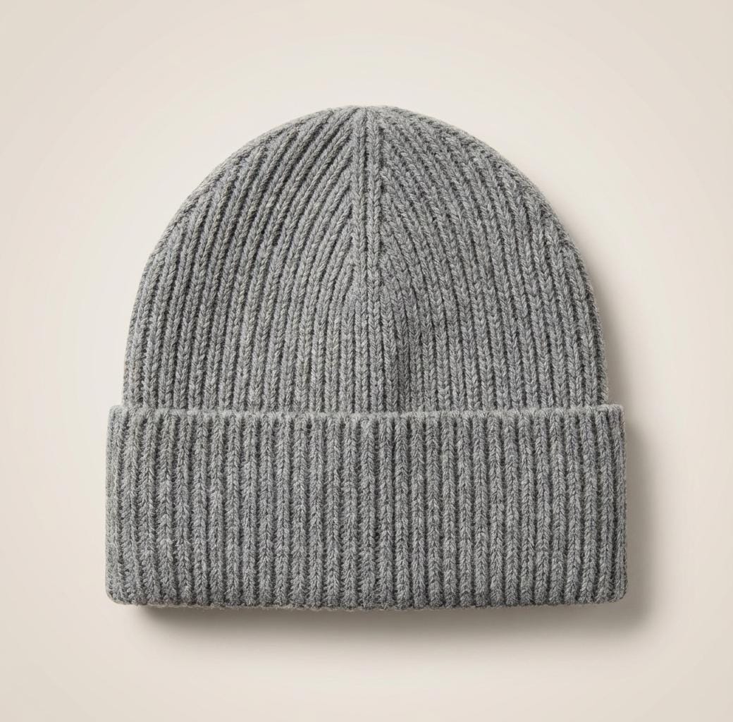 Ribbed Beanie Knitting Pattern | Seamless Winter Hat PDF | Unisex Watch ...