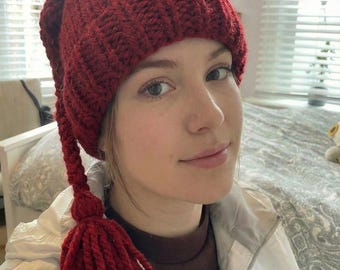 Ice Melt Hat Knitting Pattern | Red Resistance Hat PDF | Melt The Ice Beanie | Chunky Knit Pussyhat Alternative | Quick Bulky Yarn Project |