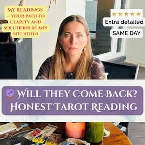 Will They Come Back Tarot Reading, Honest Love Tarot, No Contact Situation, Ex Return Tarot, Love Insight Reading,  Quick Tarot Spread
