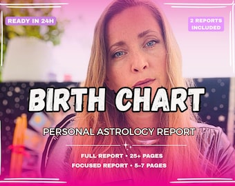 Personalized Birth Chart Reading | Natal Chart Analysis for Love, Career, Life Purpose