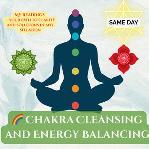 Chakra and Aura Healing Reading: Energy Balance, Spiritual Reset (PDF Report