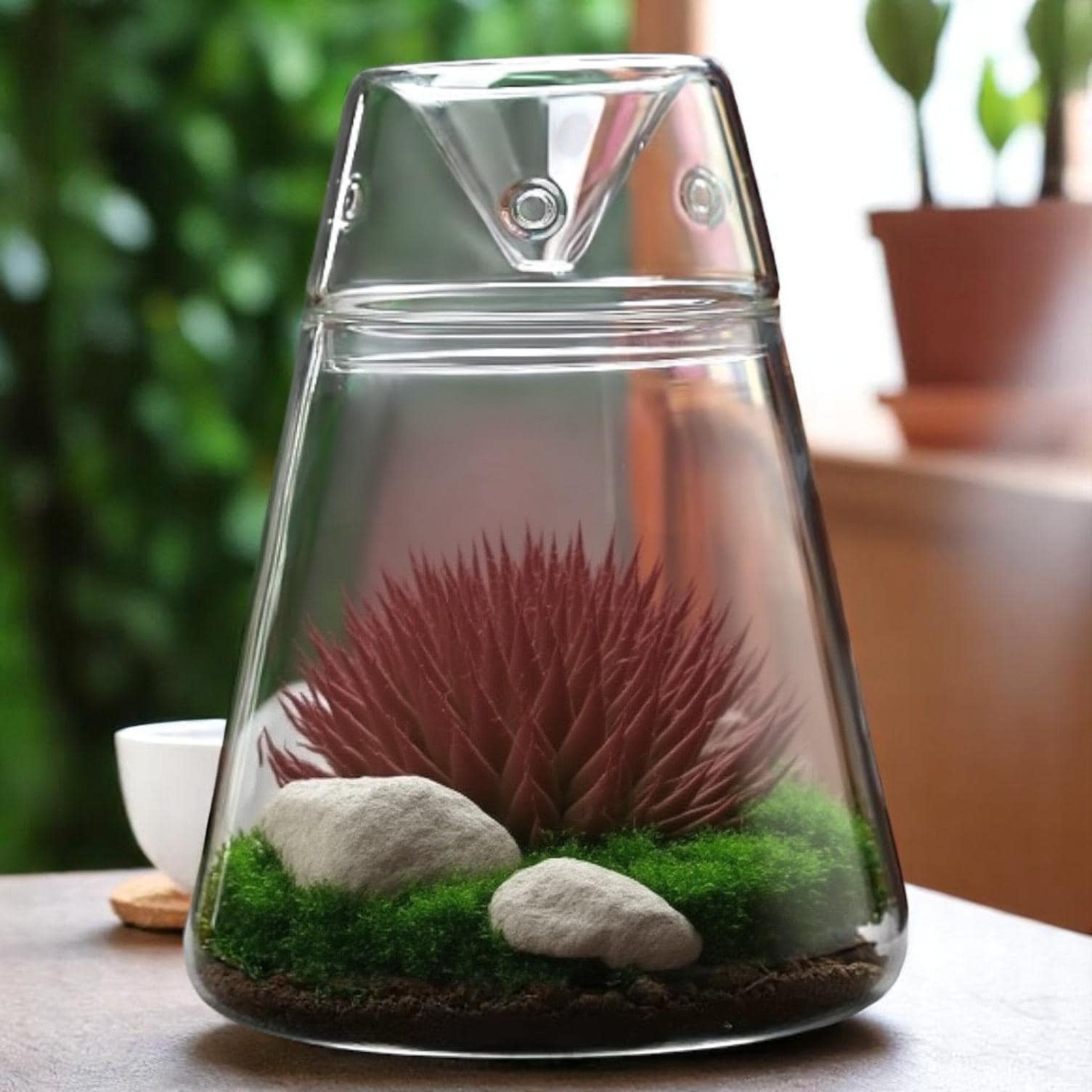 Terrarium mix con Calathea | Terrarium online sul nostro shop