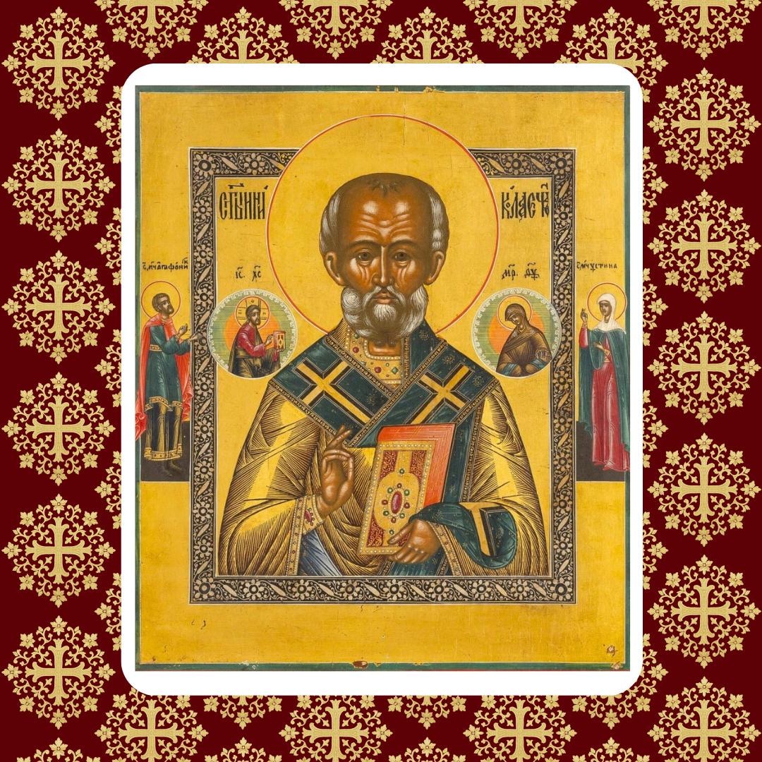 Saint Nicholas the Wonderworker Icon – Orthodox Wooden Icon of Bishop ...