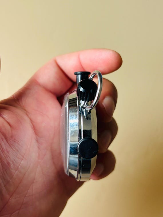 Vintage Hanhart Split-Shot Stopwatch: 1/5 Second,… - image 3