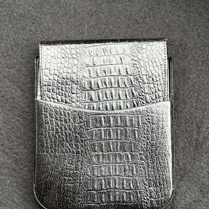 Germany vintage cigar case  VERWALTUNG SAARBRÜCKEN, vintage - leather cigar case