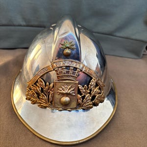 Antique French Fireman's Helmet, WWII Era, 1920s - Etsy