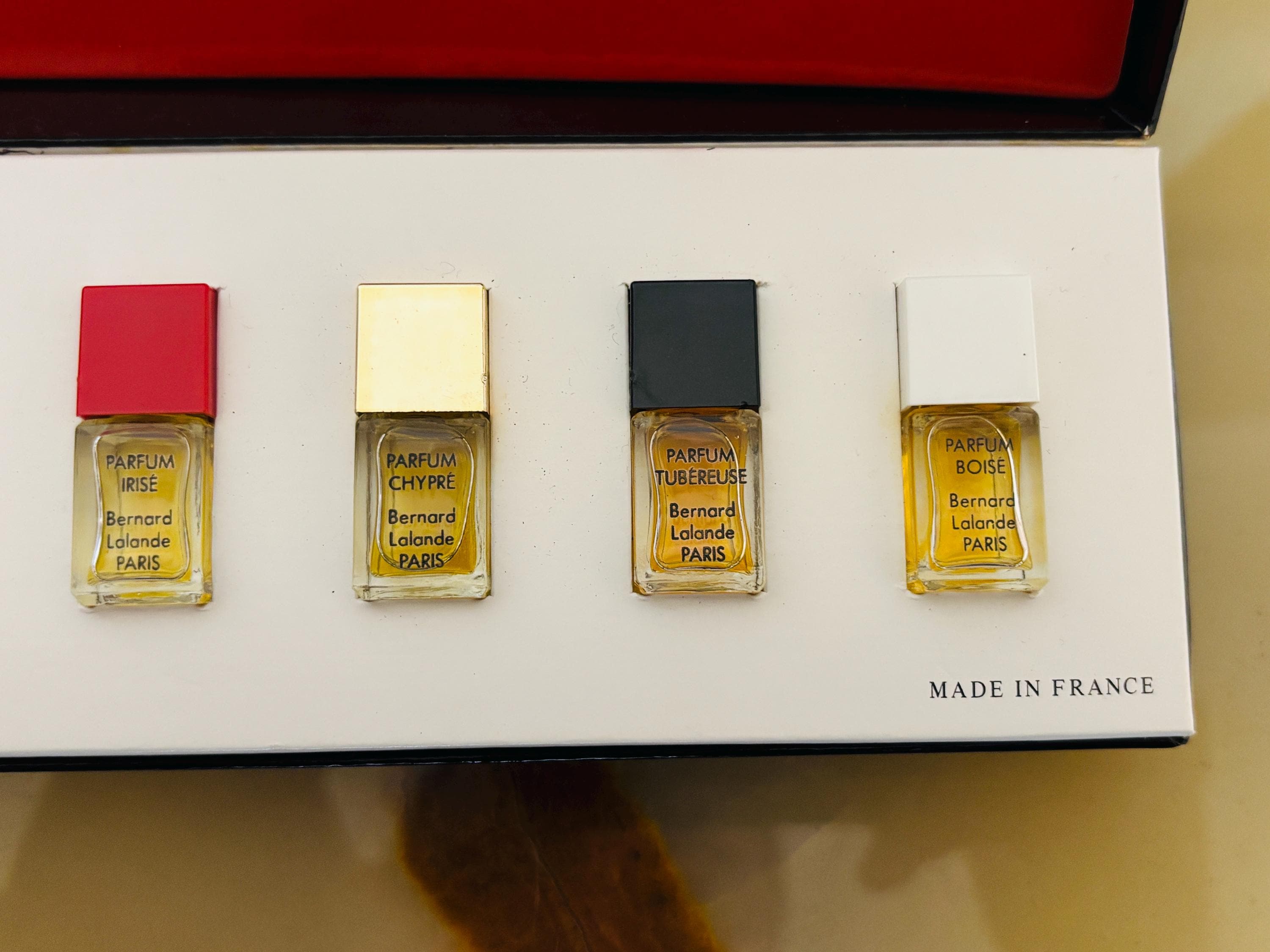 Parfums De France Mini Perfume Set — Bernard Lalande — 8 Vintage