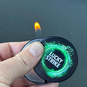 LUCKY STRIKE  ICE Vintage Lighter , original , Feuerzeug