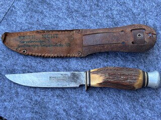 GRÄWE Spelucchino A Lama Diritta - Made In Solingen, Coltello Da Cucina In Acciaio Inox 1.4034, Manico In Gerlinol Effetto Legno, Lunghezza Lama 7,5 Cm