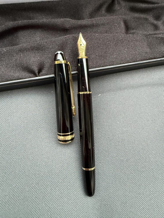 Montblanc Meisterstück Mozart Fountain Pen, 14K Gold Nib, Original