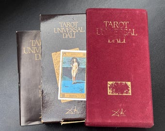 Vintage Universal DALI Tarot Cards, Complete 78 Card Deck, Made in