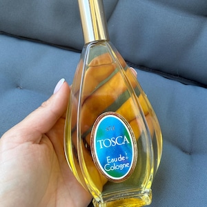 Perfume vintage de mujer TOSCA 4711, Alemania Occidental, 135 ml, en frasco de vidrio, original de colección, años 70-1980.