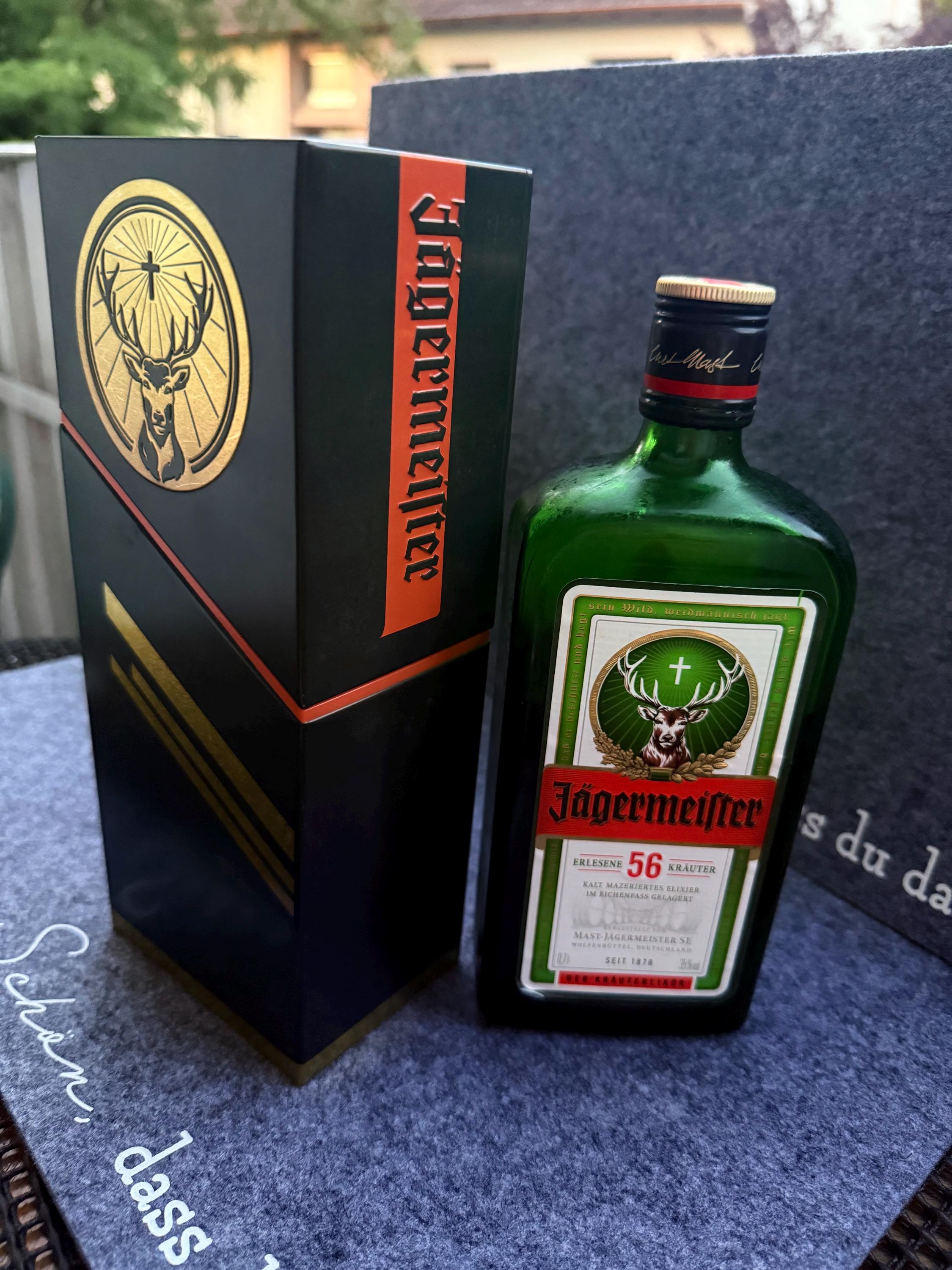 Jägermeister Gift Tin Made of Metal Nostalgia Tin Without Bottle