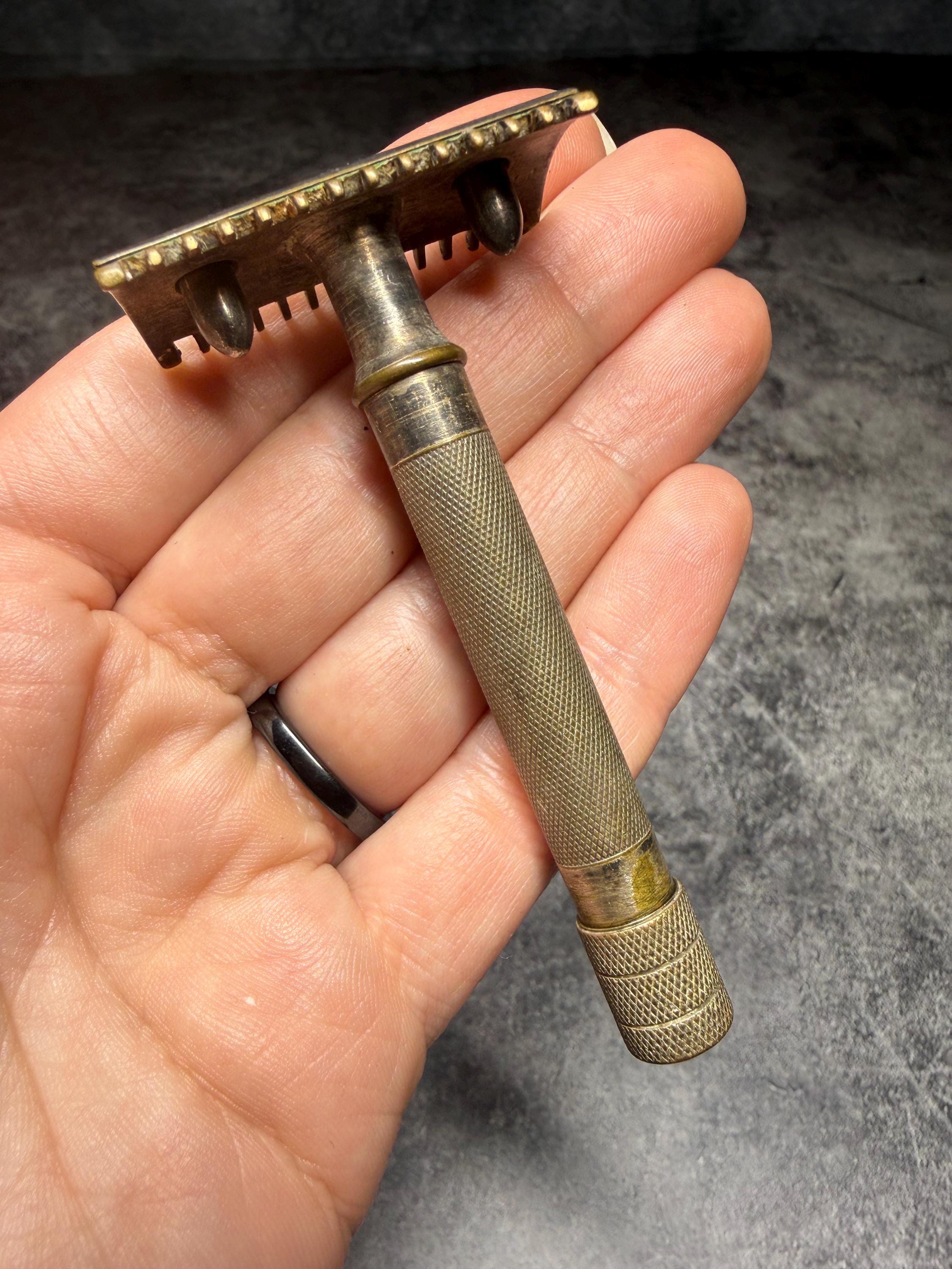 Rare 1918 Antique Gillette Single Ring / Old Type Safety Razor