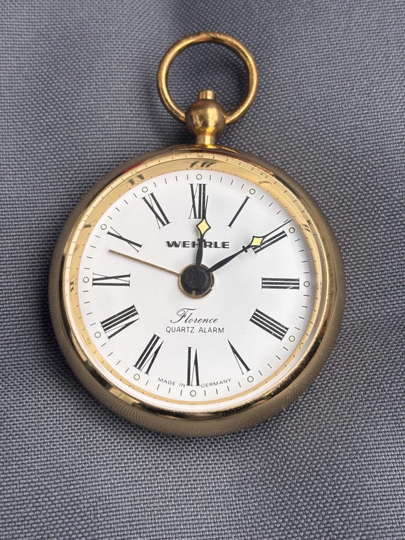 Vintage Florence Pocket Watch by Wehrle | Quartz Movement | Made