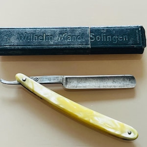 German straight razor - Solingen Wald HEARTRING 150 ,  , H EICKER SÖNHE , Antikes Rasiermesser