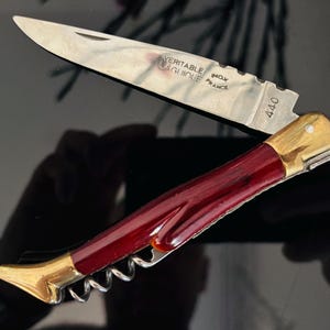 LAGUIOLE VERITABLE 440 Taschenmesser Inox  France , antique pocket knife ( Like new )
