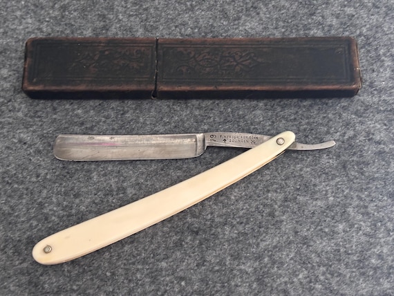 専用　Solingen メンズ剃刀　レトロ Vintage Solingen Straight Razor, Friedrich Herder Abr. Sohn 79