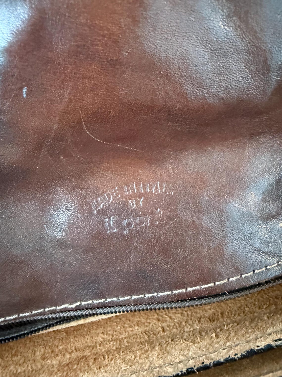 THE BRIDGE Vintage Brown Leather Satchel Bag, Genuine Leather Shoulder Bag, Retro Crossbody Handbag, Classic Leather Purse, photo 4 sur 5
