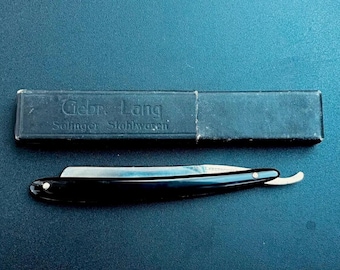 Antique Hugo Rader Straight Razor - Solingen Steel